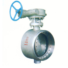 worm gear /turbine drive welded butterfly valve